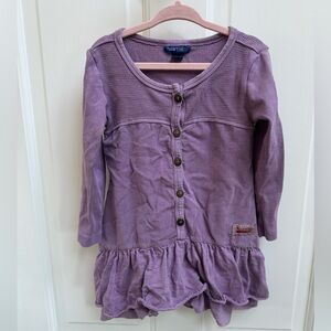 Naartjie Kids 2T Girls Long Sleeve Purple Dress